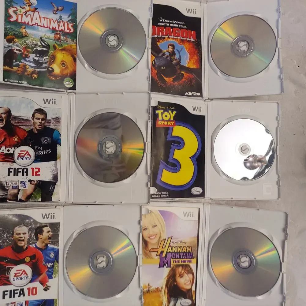 Wii Games Lot (PAL Europe Region Locked Version)
